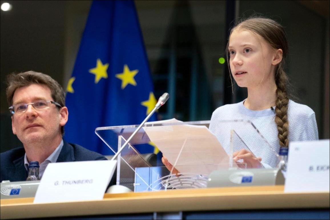 Greta Thunberg at the Environment Council